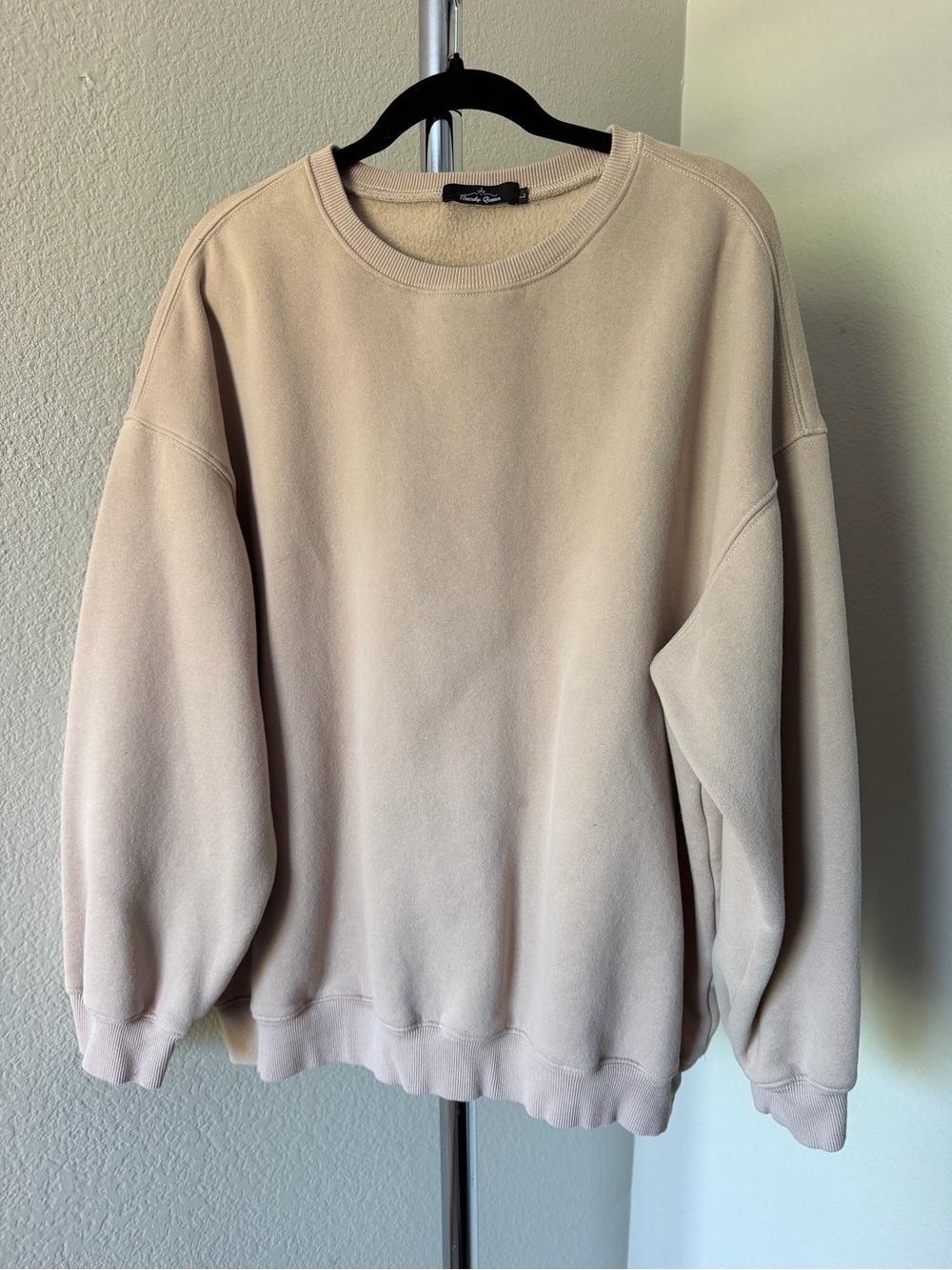 Crewneck Sweatshirt in Beige